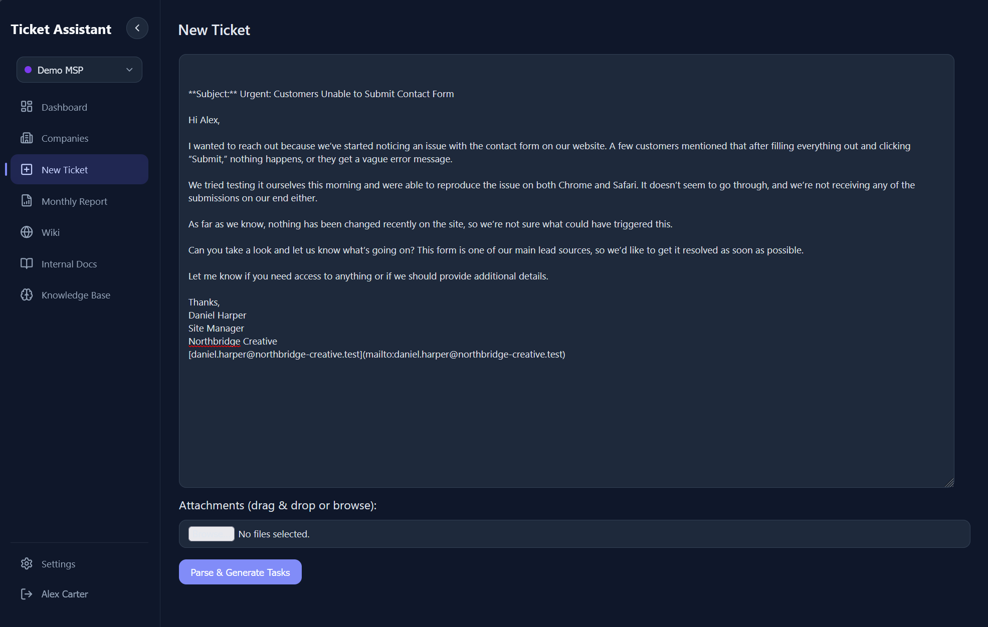 Email Ingestion