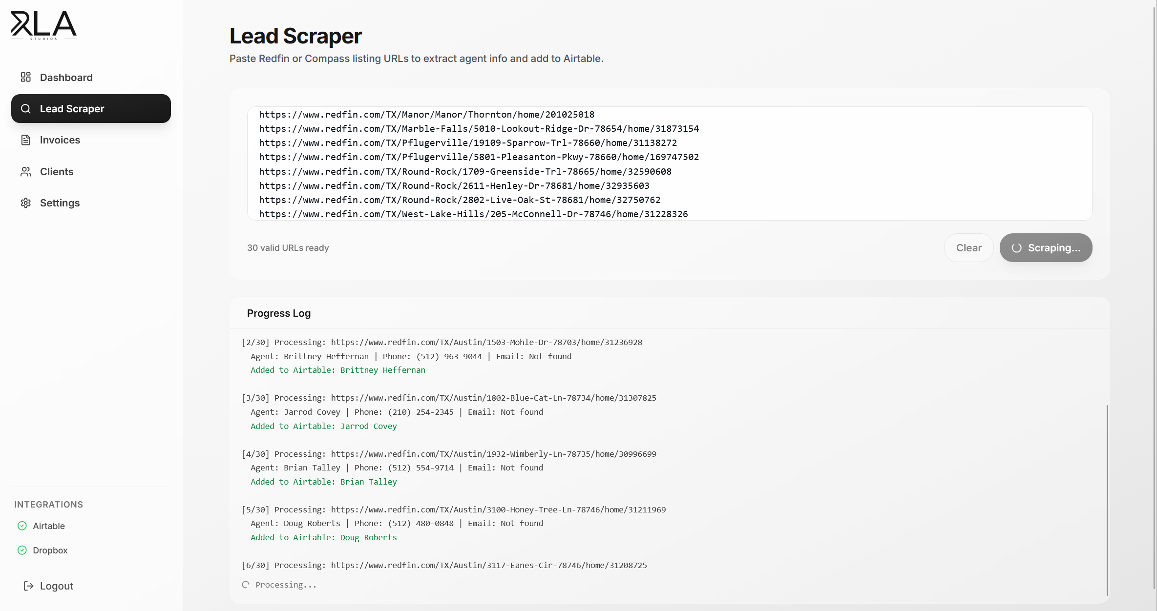 Lead Scraper